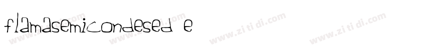 flamasemicondesed Se字体转换
